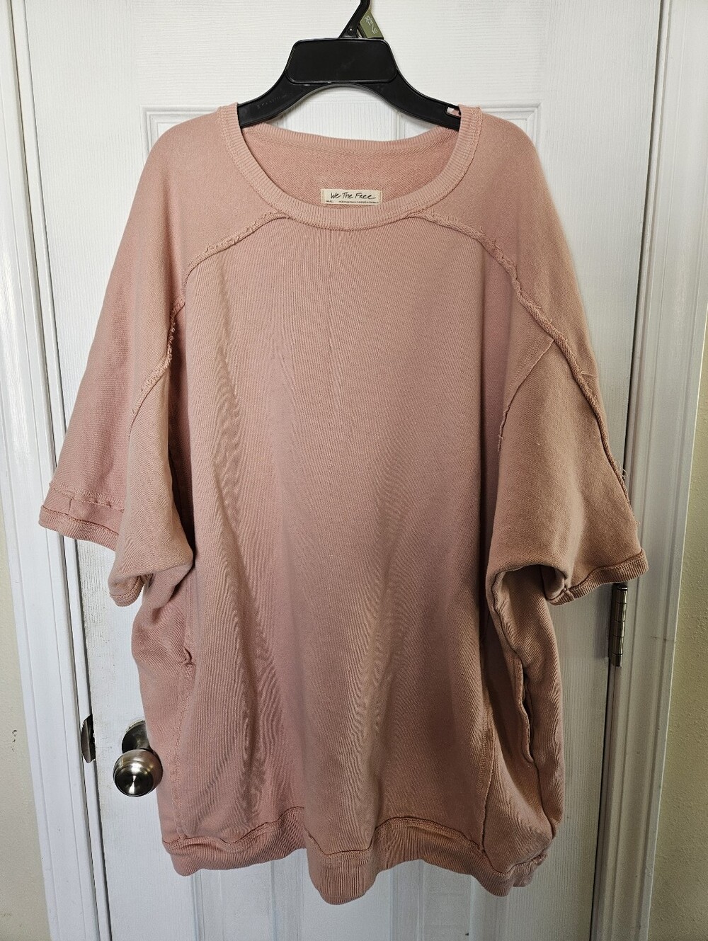 WE THE FREE People Pink Mari Muscle Pullover - Picture 2 of 7